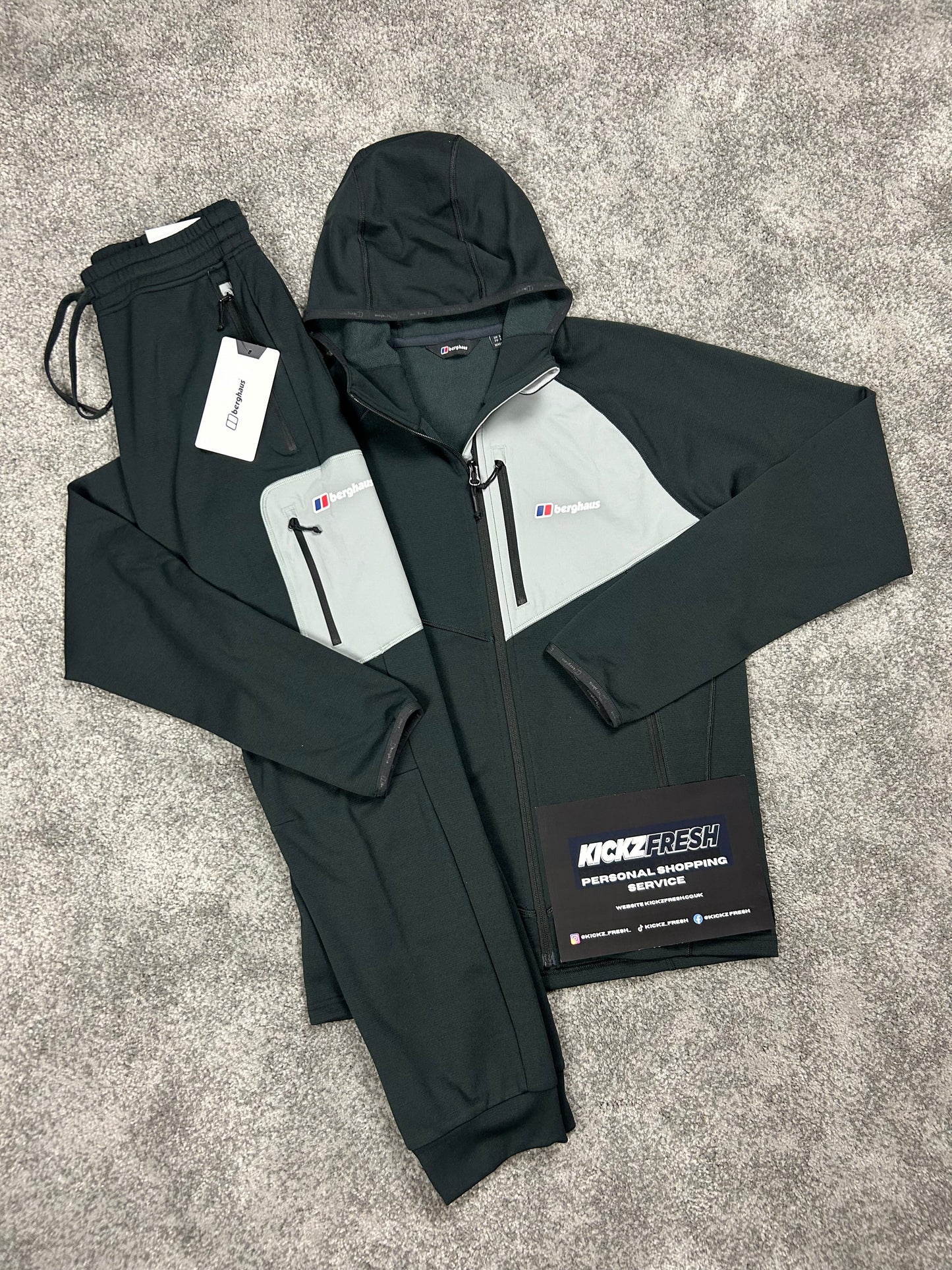 Berghaus Pavey Black Grey Tracksuit
