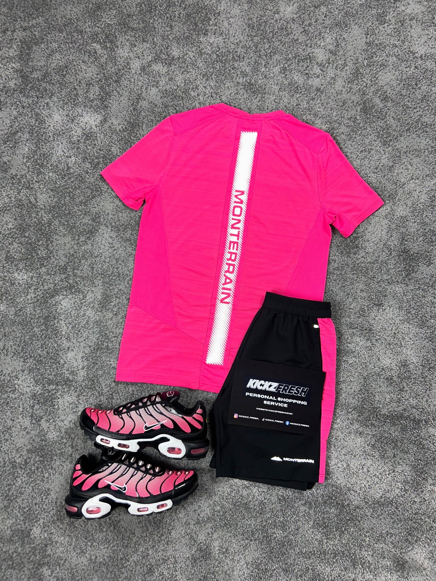 Monterrain Hyper Pink Mens Set