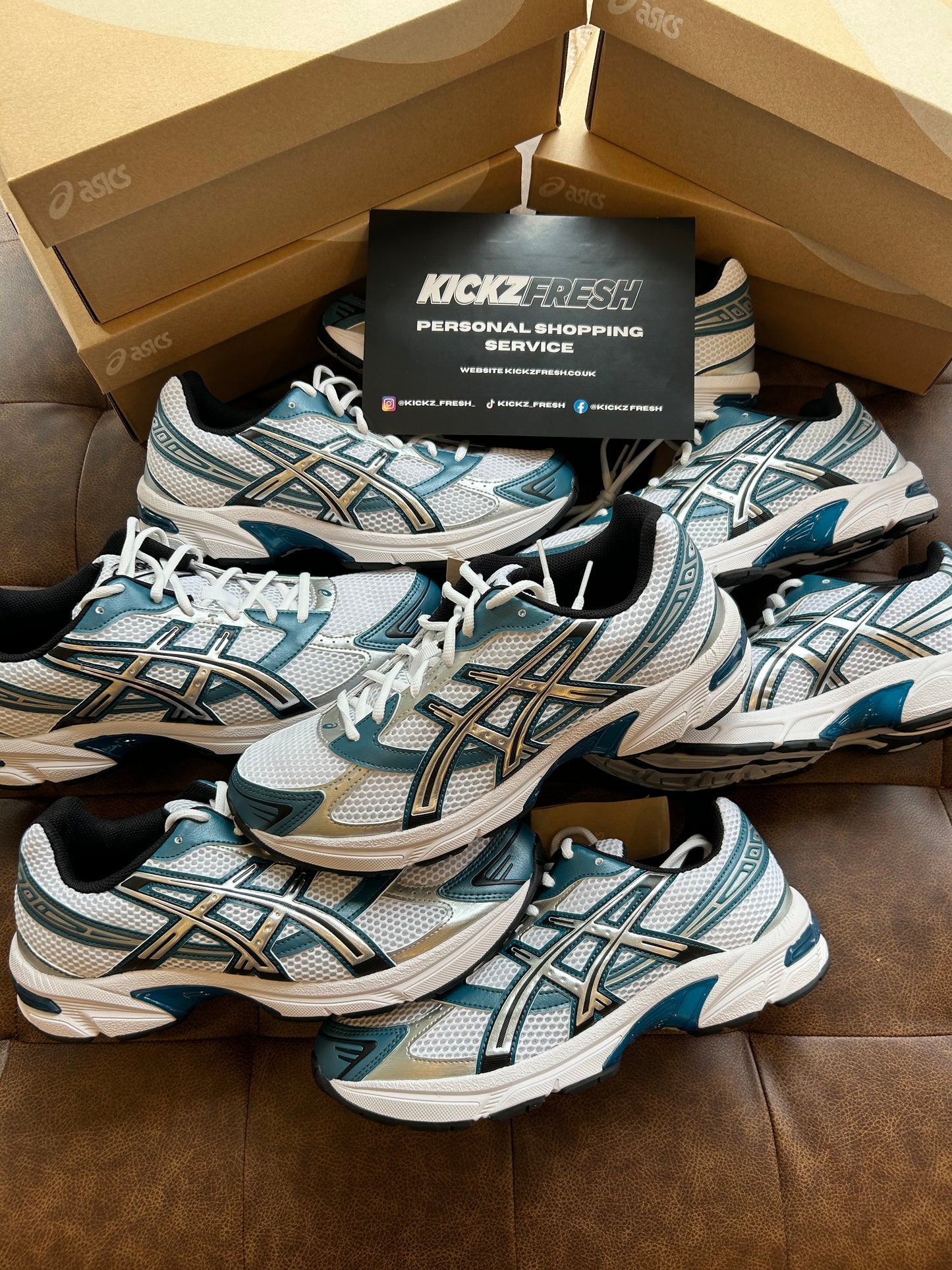 Asics Gel-1130 Teal White