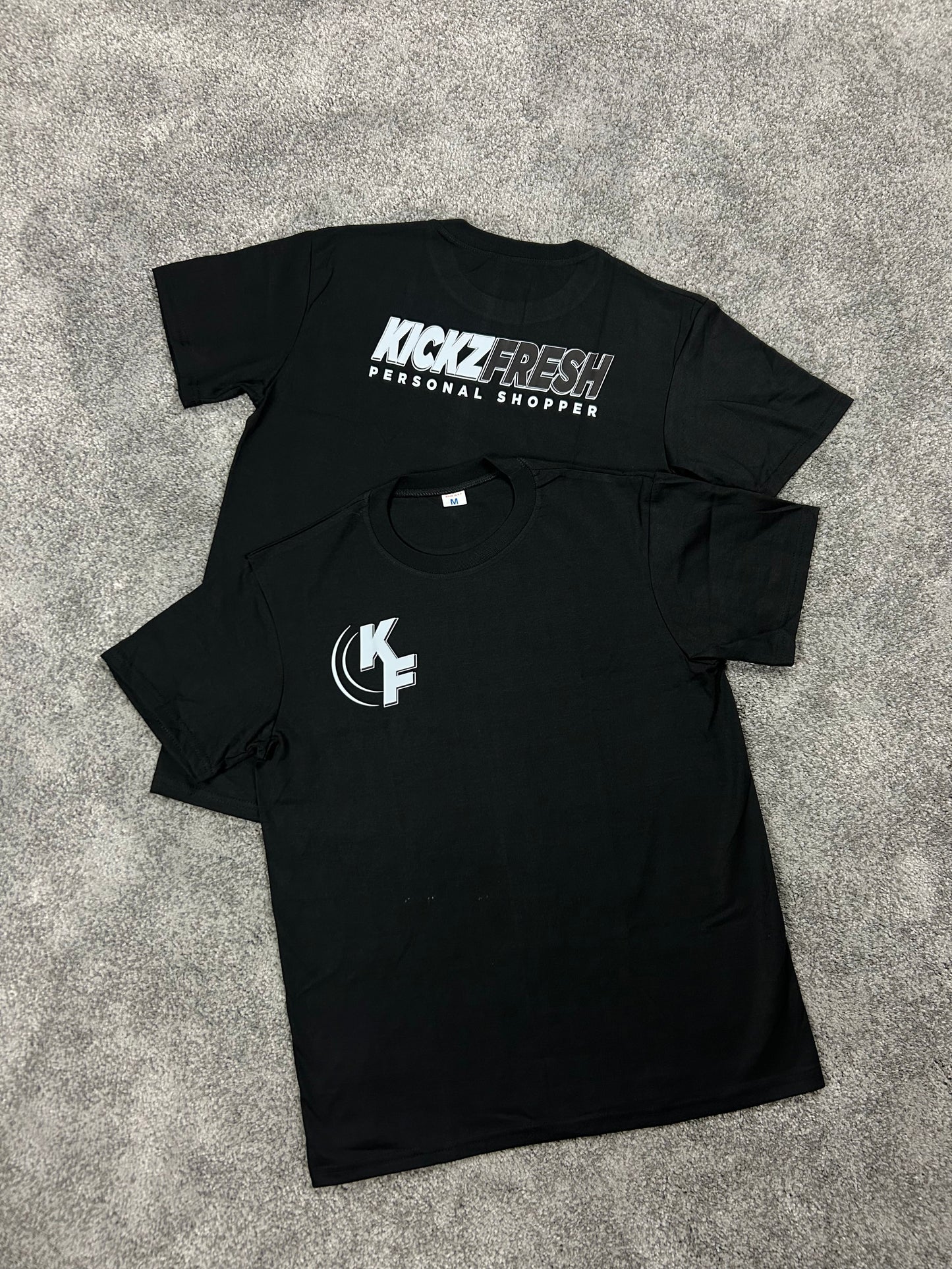 Kickz Fresh Black Print Tee Shirt
