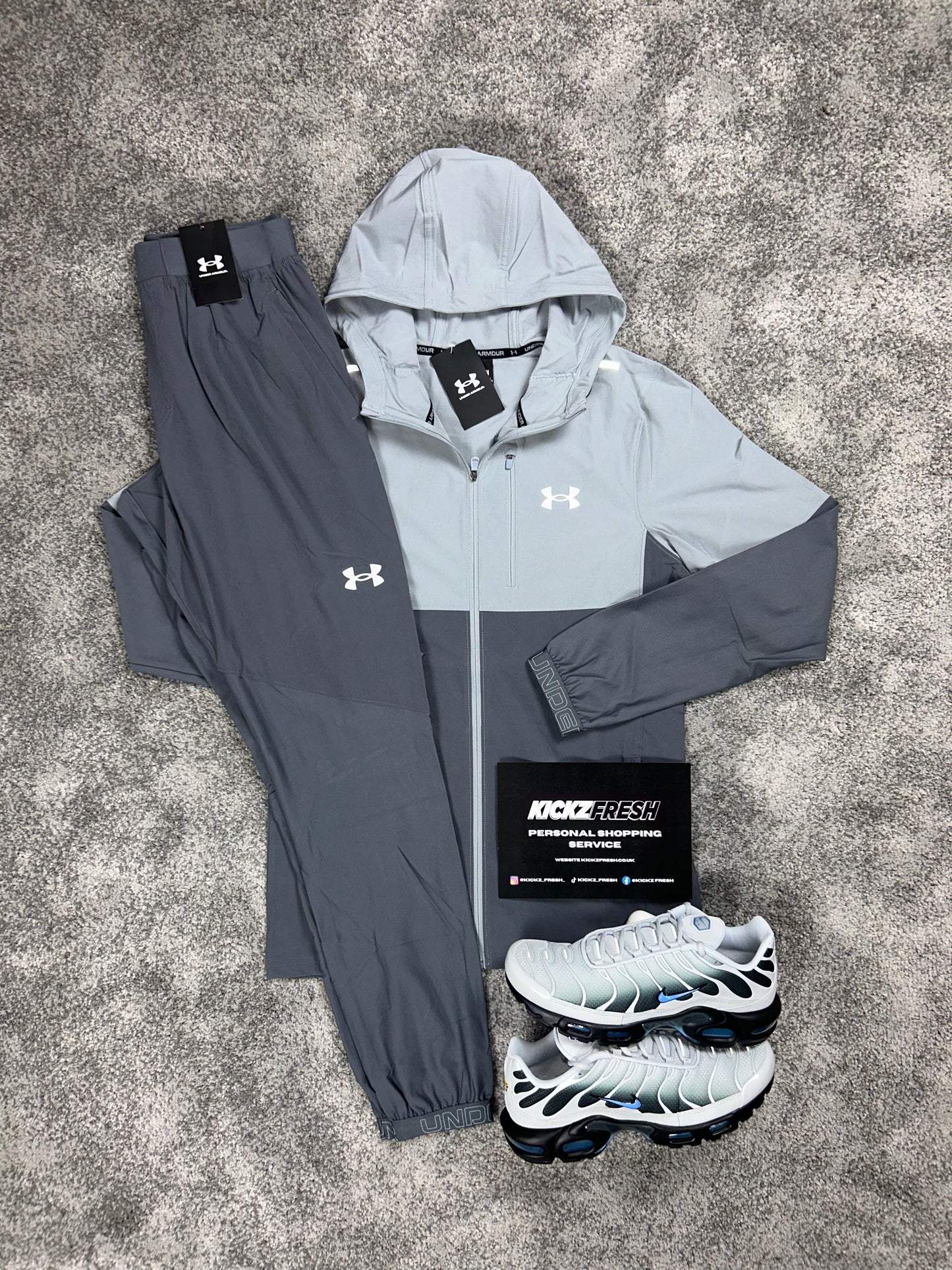 Under armour Hybrid Two Tone Grey Tracksuit