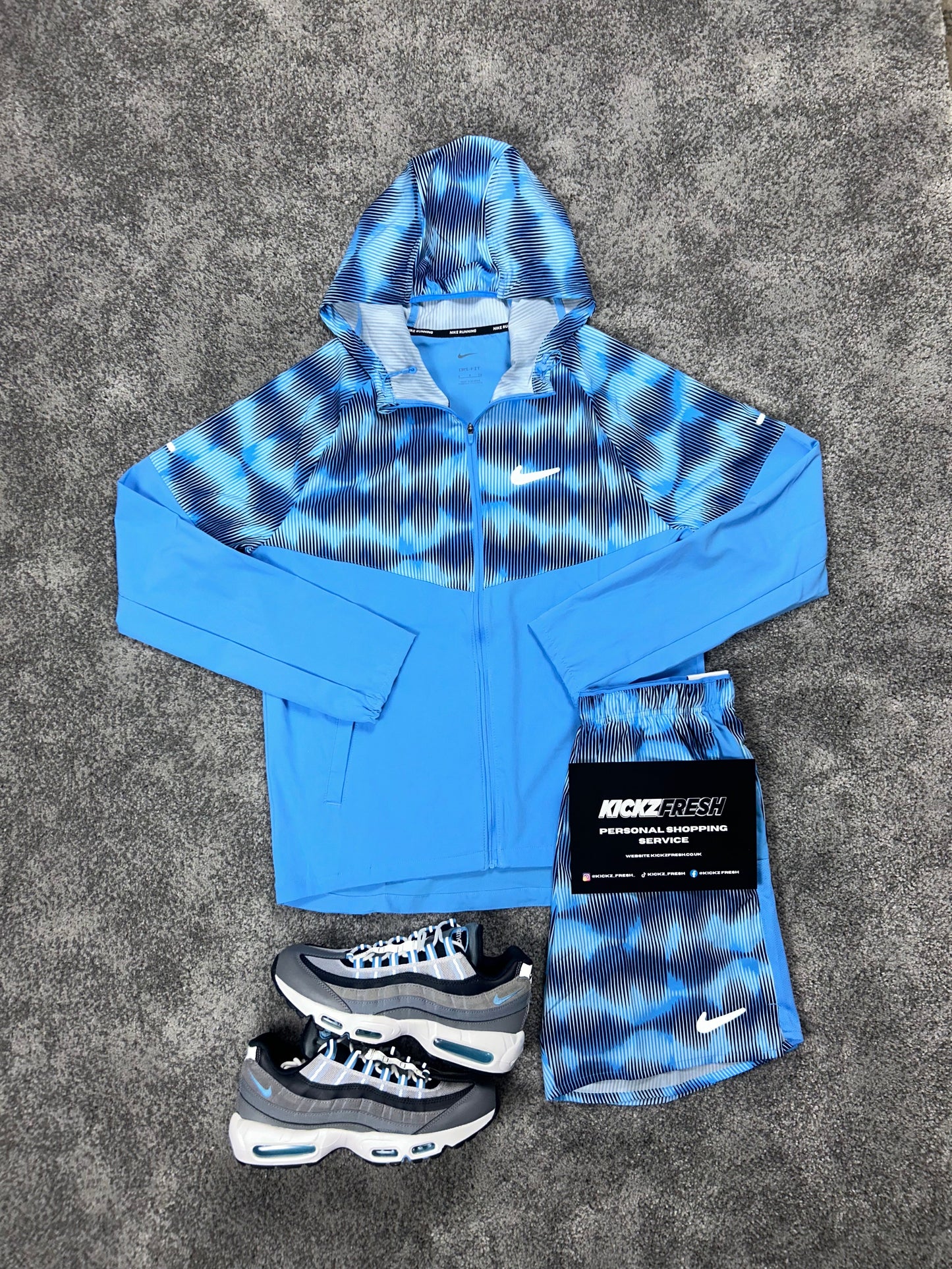 Nike Windrunner Soundwave University Blue Mens Set