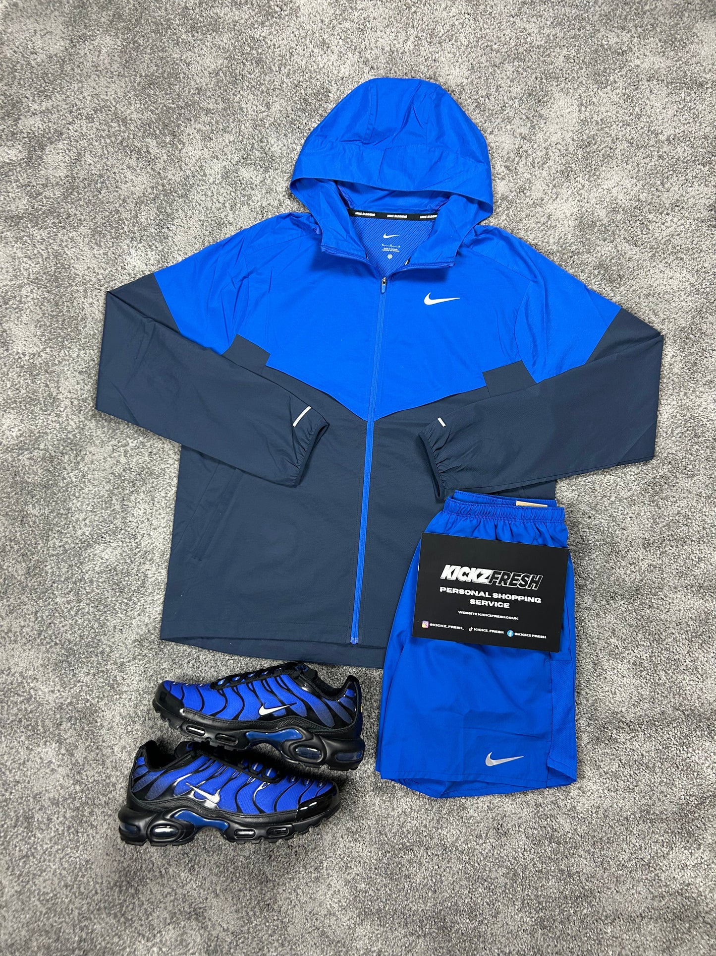 Nike Windrunner Royal Blue Mens Set
