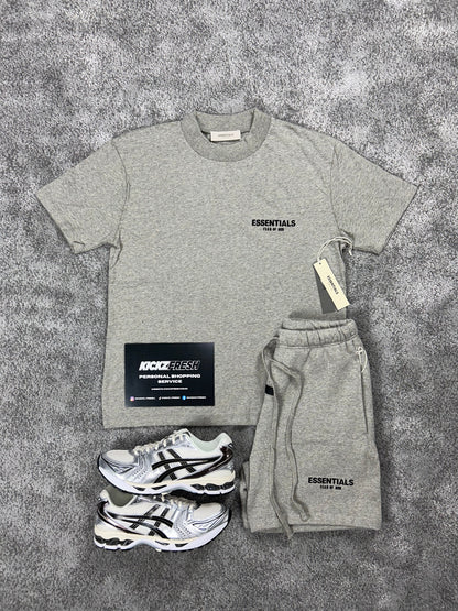 Essentials Fear Of God Dark Oat meal Mens Set