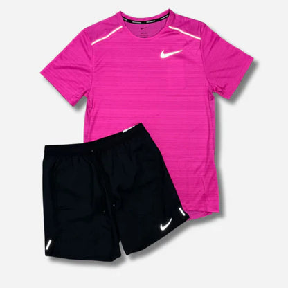 PINK/BLACK RUNNING SET