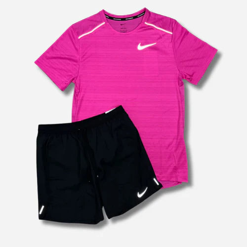 PINK/BLACK RUNNING SET