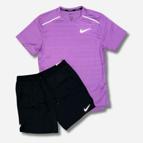 PURPLE/BLACK RUNNING SET