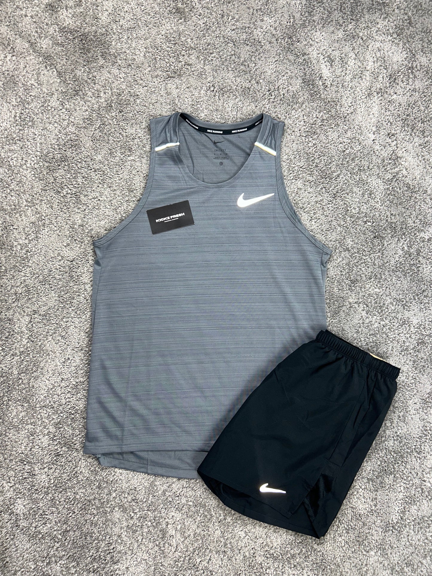 Nike Miler Tee Vest Grey