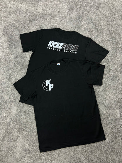 Kickz Fresh Black Print Tee Shirt