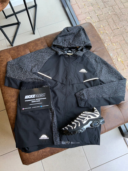 Trailberg Windrunner Woven Black Reflective Mens Set