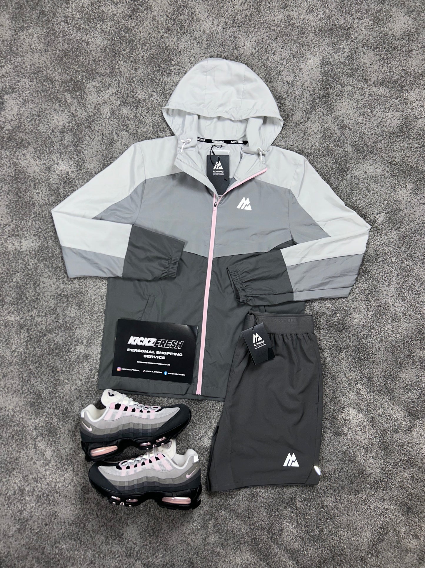 Montirex Windrunner Breeze Pink Foam Mens Set