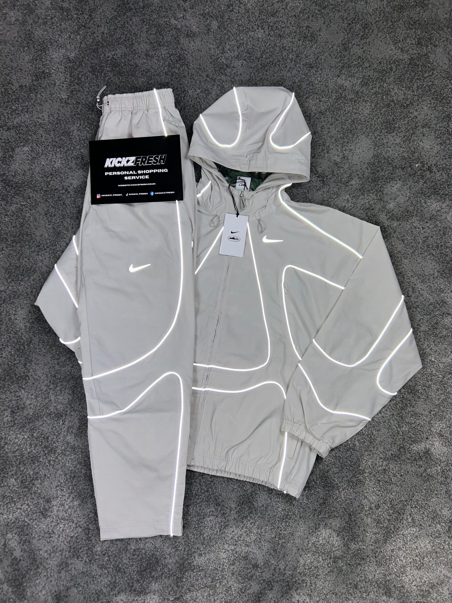 Corteiz RTW x Nike NRG Off White Tracksuit