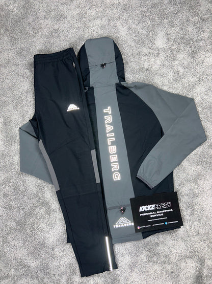 Trailberg Rapid Black | Grey Tracksuit