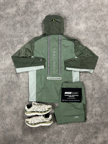 Trailberg Twin Windrunner Khaki Cargo Green Mens Set