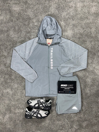 Trailberg Axis Windrunner Grey Fog Mens Set